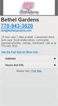Mobile Screenshot of bethelgardens.com